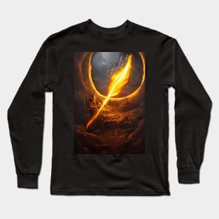 Fire Wizard's Flame Long Sleeve T-Shirt